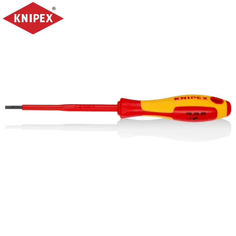 KNIPEX 98 20 55 Imported Insulated Slotted Screwdriver Knipex 98 20 10 Hand Tools 98 20 25 98 20 30 98 20 35 98 20 40