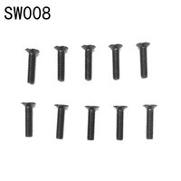 10pcs M3x12mm Screw SW008 for JLB Racing CHEETAH 11101 21101 J3 Speed 1/10 RC Car Upgrade Parts Spare Accessories