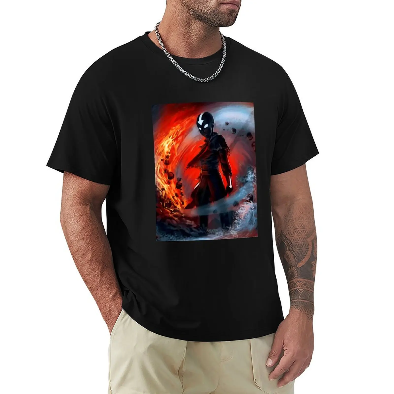 

Avatar the last airbender Aang T-Shirt custom t shirt luxury designer mens vintage t shirts