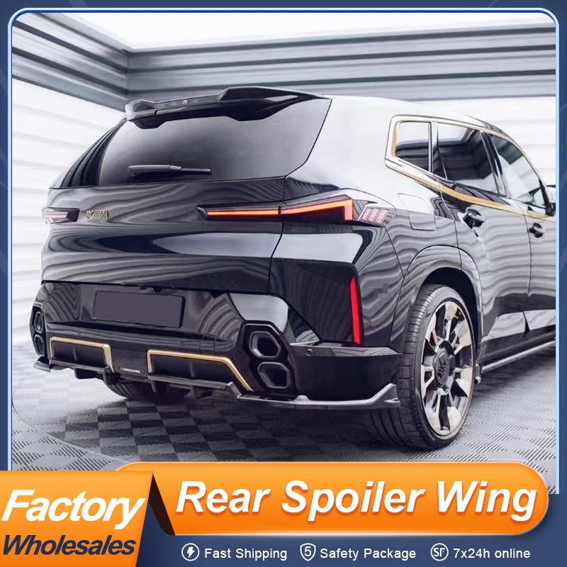 For BMW XM G09 2023 2024 2025 Carbon Fiber Material Rear Roof Trunk Lid Car Spoiler Wing Exterior Upgrade Decoration Accessorie