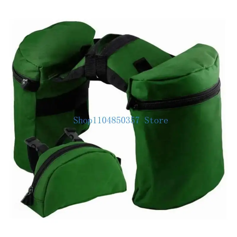 652F Horn Bag and Storage Set with Zippered Fabric Compartments for Outdoor Equipment Organization During Extended Use