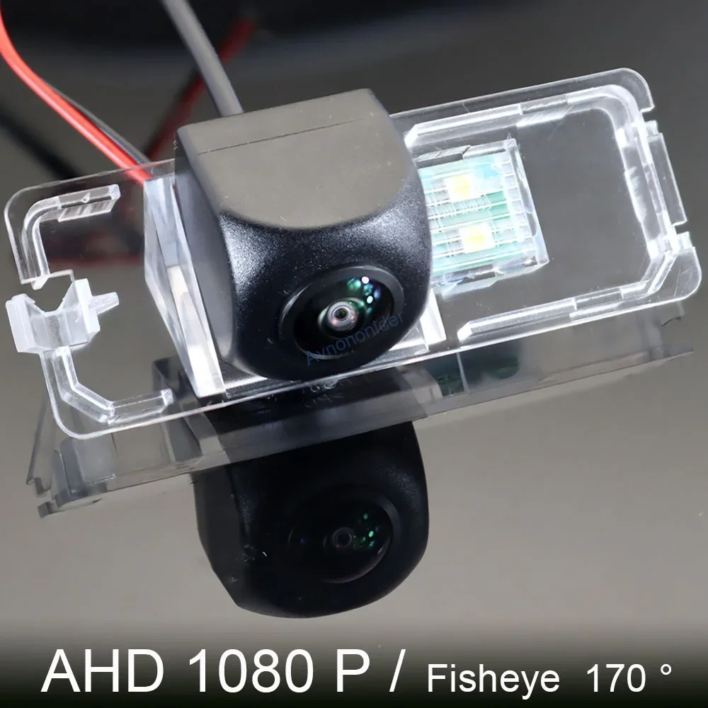 AHD 1080P FishEye Vehicle Rear View Reverse Camera For SEAT Alhambra 7N MK2 4D MPV/ Altea 5D Hatchback / Inca HD Parking Camera