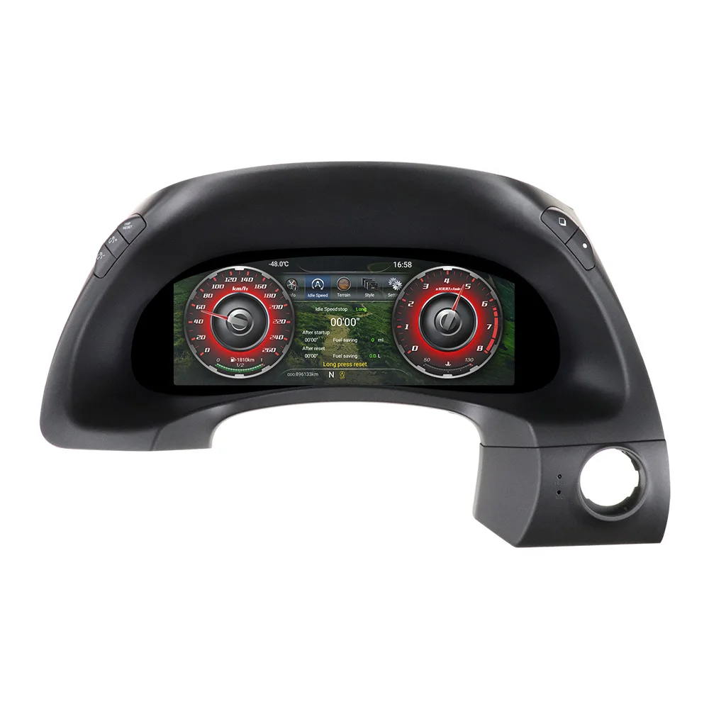 LCD mobil Digital Cluster untuk Nissan Armada Patrol Y62 QX80 QX56 2010 - 2020 Virtual kokpit Speedometer layar Panel instrumen