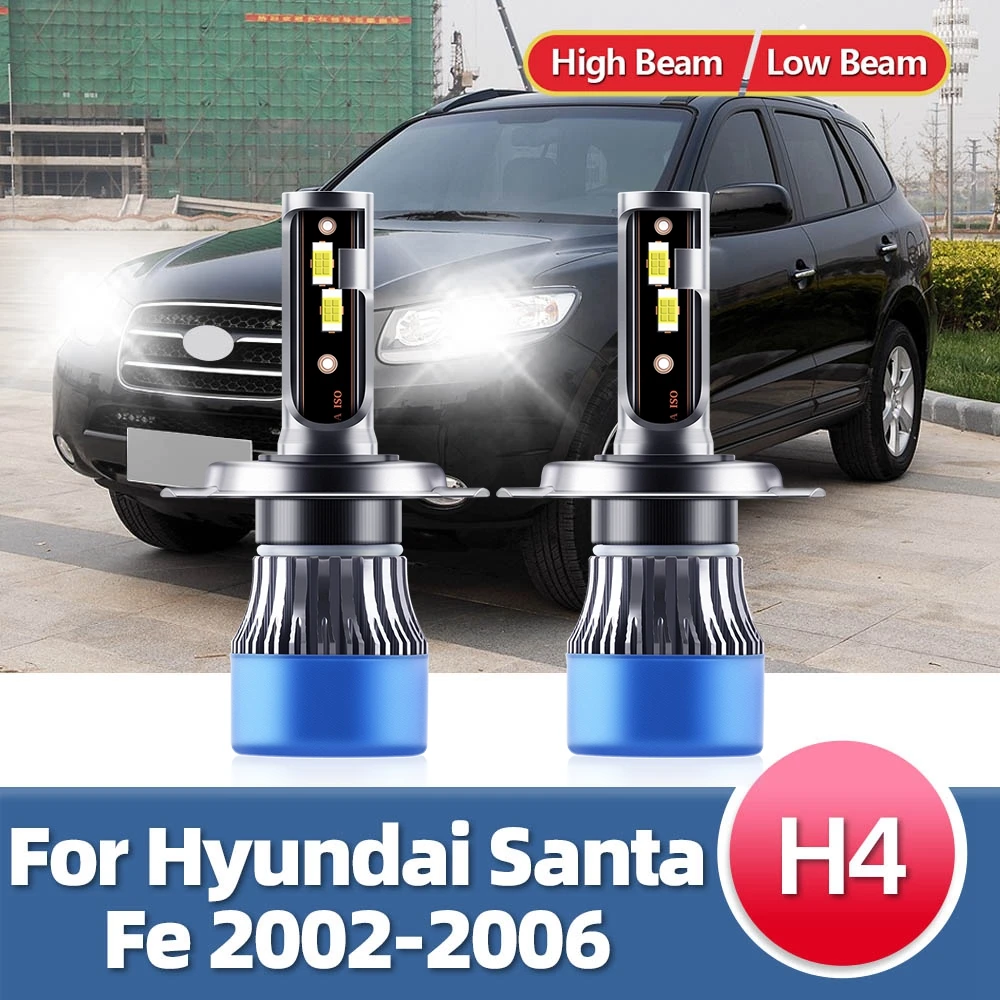 

LSlight LED 15000LM Turbo Car Headlight Bulb CSP For Santa Fe Auto Vehicles Headlamp Luces For Hyundai 2002 2003 2004 2005 2006