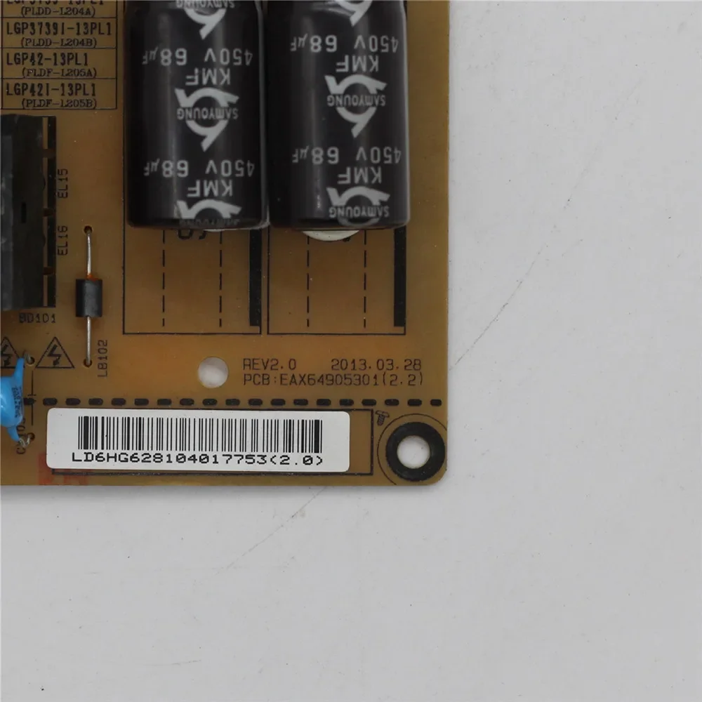 EAX64905301 LGP42-13PL1 للوحة طاقة التلفزيون 42 بوصة ملحقات لوحة إمداد الطاقة الأصلية LGP42 13PL1 EAX64905301