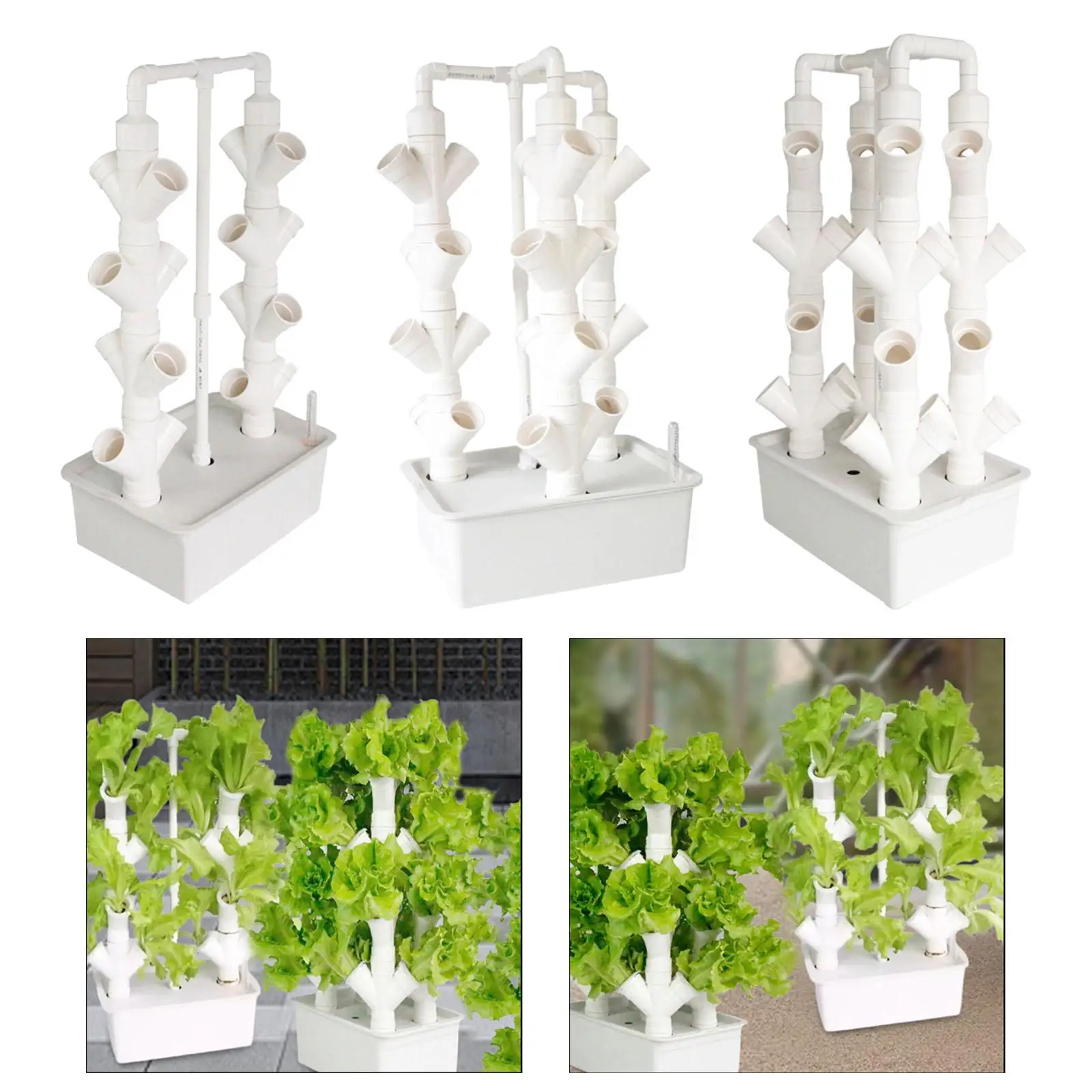 Tower Garden Hydroponics Growing System EU Plug Practical Easy to Use High Performance Wear Resistant Accessories for Home Yard