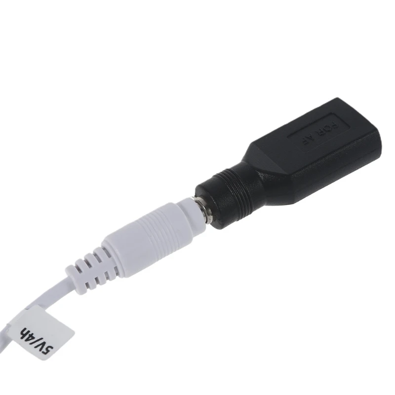 Adaptador de CA a CC enchufe DC hembra a USB hembra DC 5,5*2,1 MM enchufe convertidor de corriente adaptador de carga convertidor enchufe USB