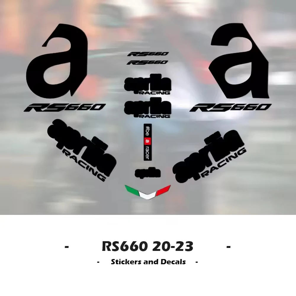For Aprilia RS660 RS 660 2020-2023 Motorcycle Accessories Fairing Sticker Full Vehicle Waterproof Reflective Stickers Kit