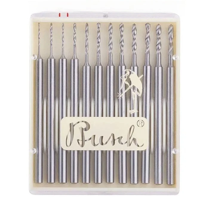 Germany Bush 203 model drill pin drill bit 12 sets 0.5-1.6mm (in stock)