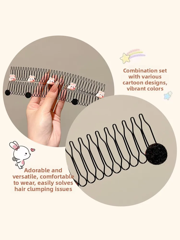 

Милые детские аксессуары для волос, расчески для волос, заколки, головные уборы для девочек, очаровательный инструмент для резинки для волос Ba, вставка для челки на лбу