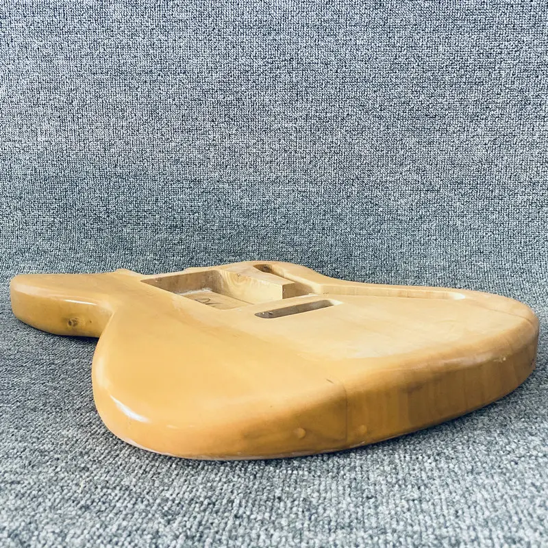 EB337  Jazzmaster Electric Guitar Unfinished Guitar Body in Natural Solid Basswood with Paints&Wood Damages Cracks Speical Sales