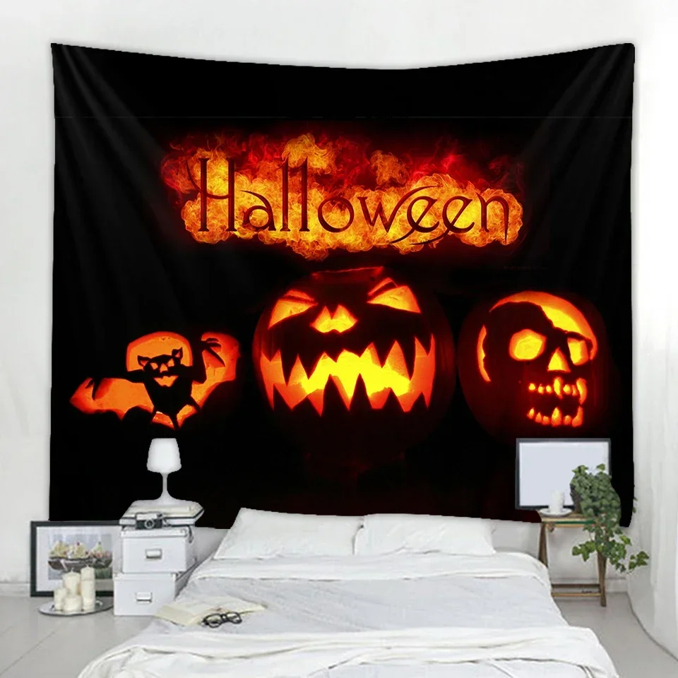 Halloween home decoration tapestry Mandala wall cloth travel mattress Hippie witchcraft Bohemian decoration