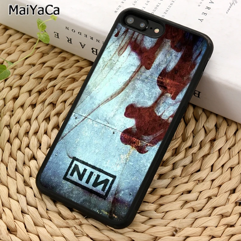 MaiYaCa Nine Inch Nails NIN Phone Case For iPhone 16 15 14 11 12 13 Pro MAX 6 7 8 Plus coque Shell