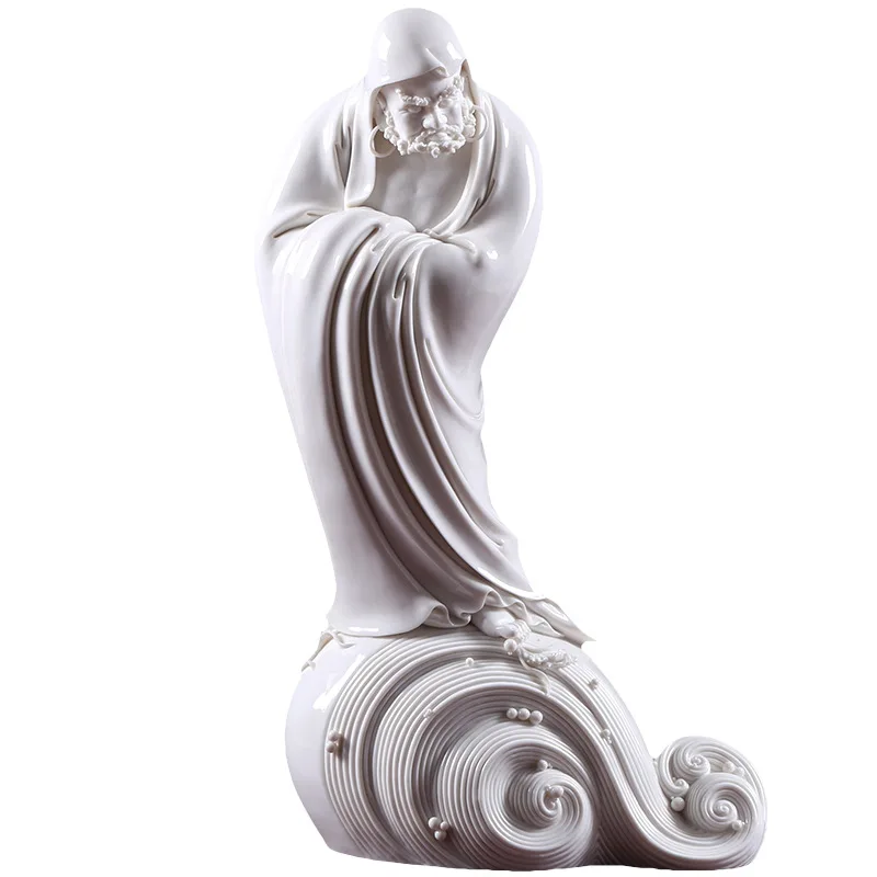 White porcelain sculpture like handicraft home collection ornament