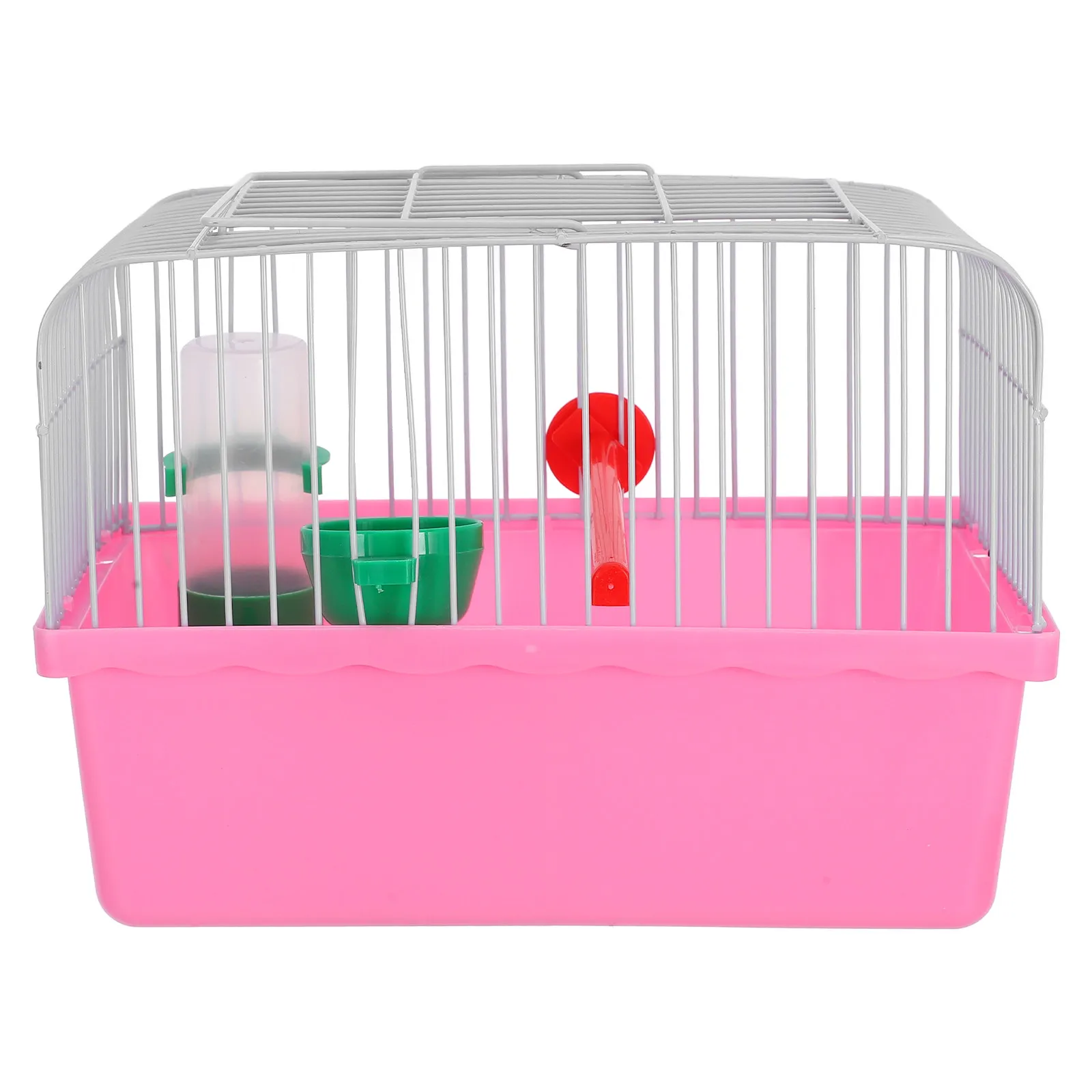 Portable Bird Cage ABS Iron Compact Spacious Carrier Outdoor Perch Food Box Water Dispenser Suitable for Parrots
