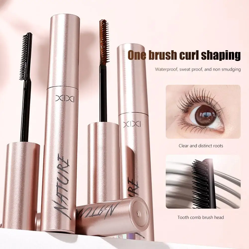 Curling Mascara Eyelash Comb Mascara Eye Black Brown Extension Waterproof Eyelash Slender Lengthening Lashes J0P4 De Thick B2S9