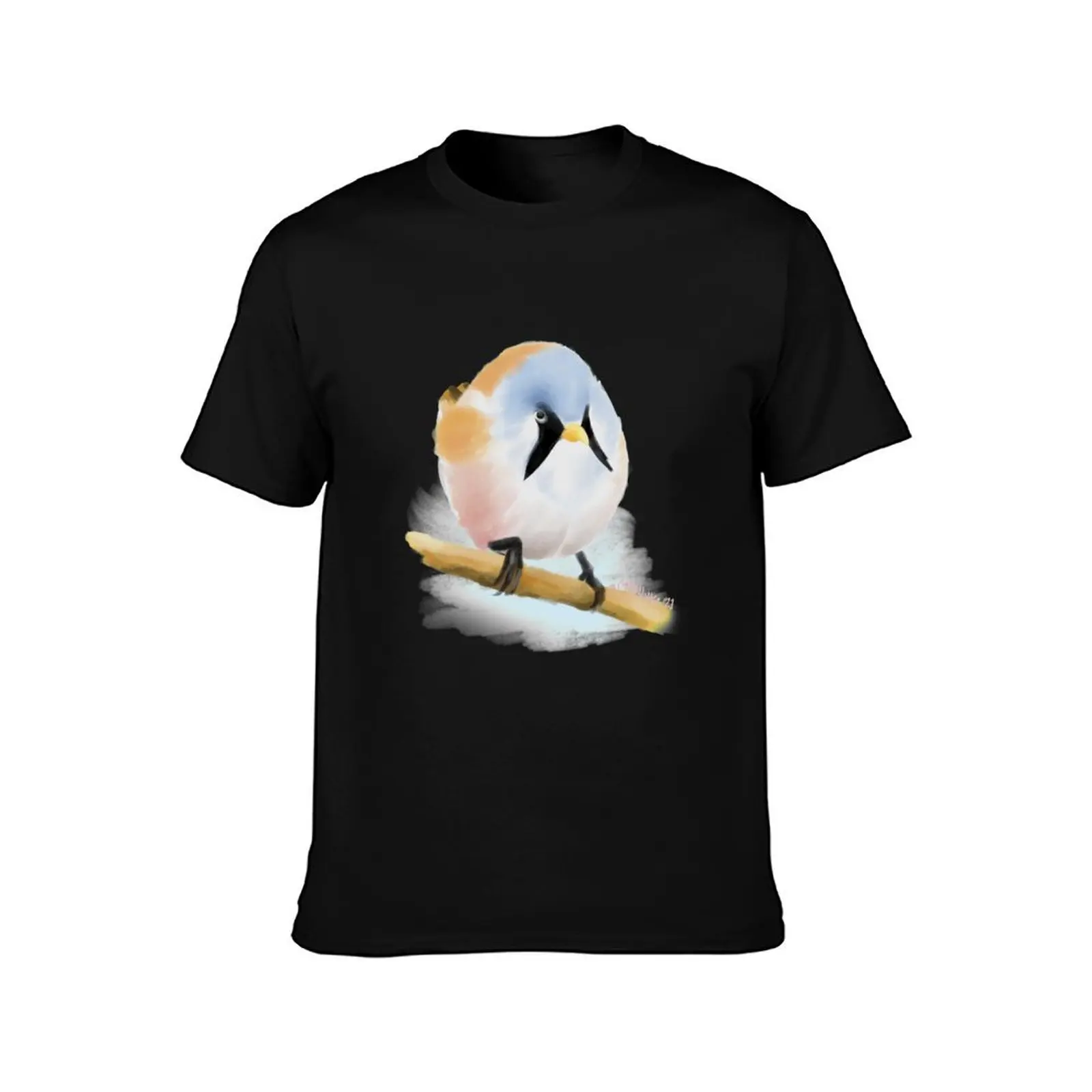 Bearded Reedling T-Shirt mens graphic t shirts T-Shirt
