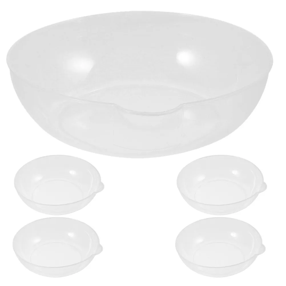 5Pcs Transparent Kitchen Scale Tray with Precise Measurement Markings for Baking Weighing Liquid Powder Particles Food Weighing