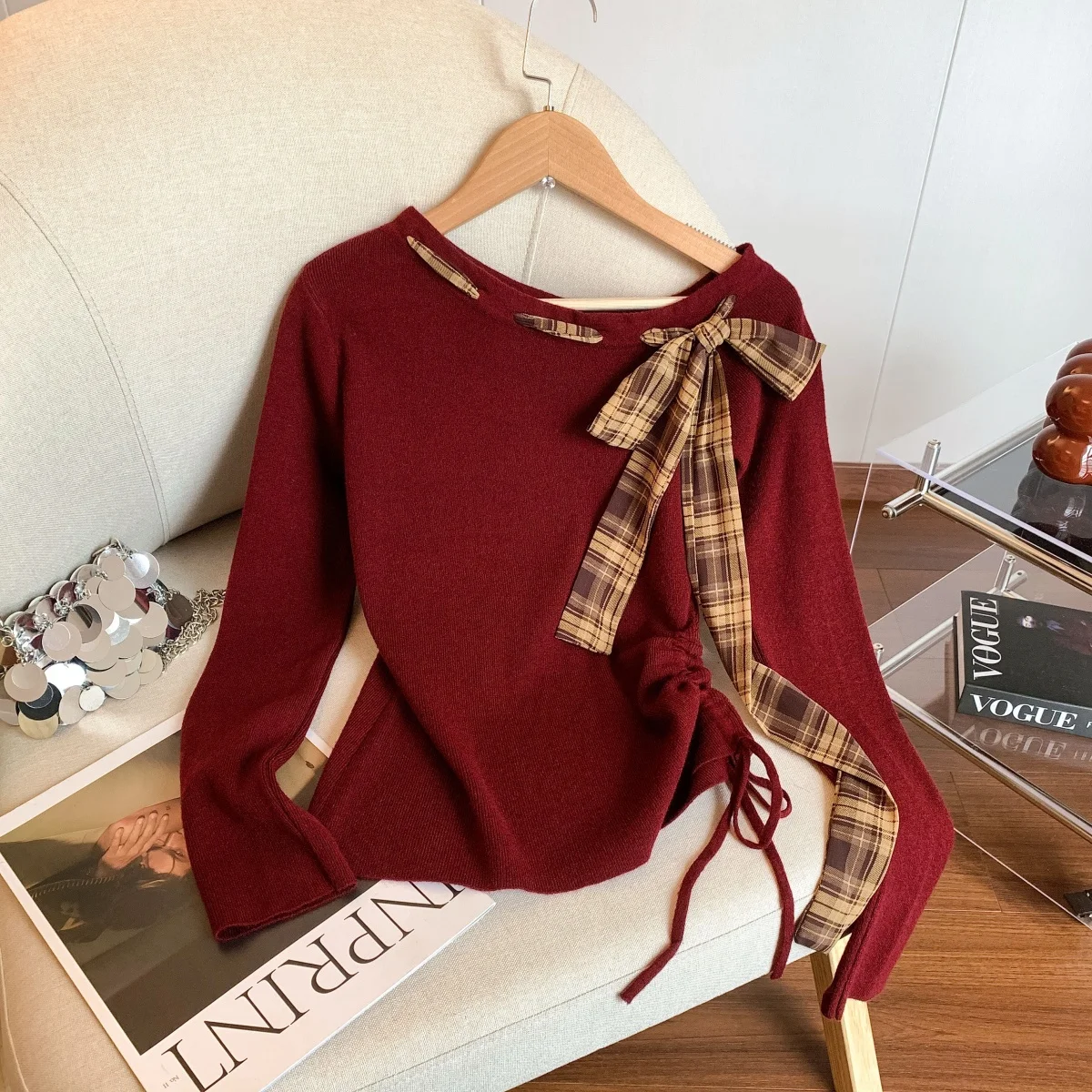 

Свитера Джемперы Пуловеры Женские Женские Вязаные Кашемировые Вышивки Обычная Бахрома На Открытом Воздухе Природа Животное Мягкое Омбре Зима Дикий