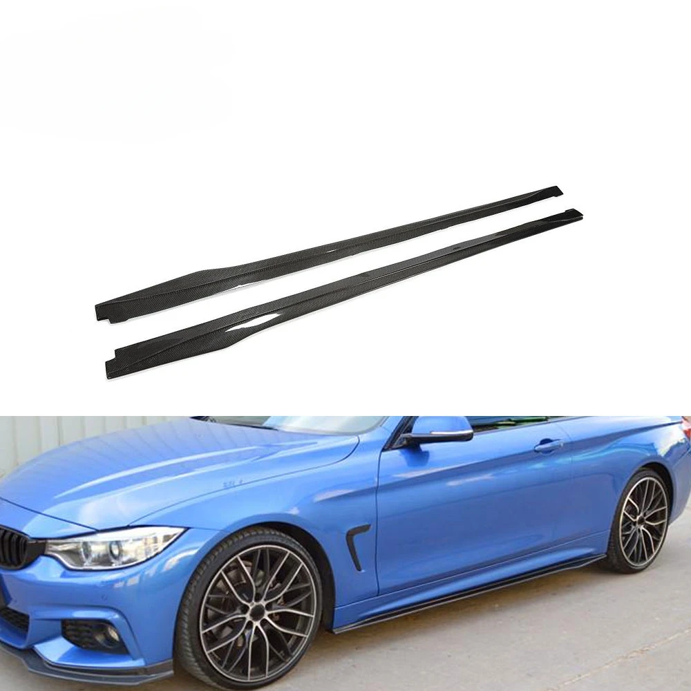 

Боковые юбки из углеродного волокна для BMW 4 серии F32 F33 M Sport 2Door 2014-2019 418i 420i 428i 435i 440i M-Tech, качалка под дверь