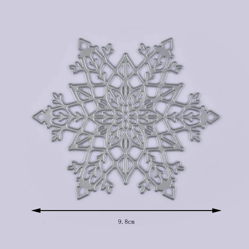 Metal Steel Snowflake Cutting Dies Stencil DIY Scrapbooking Album Card Paper Embossing Craft Decor