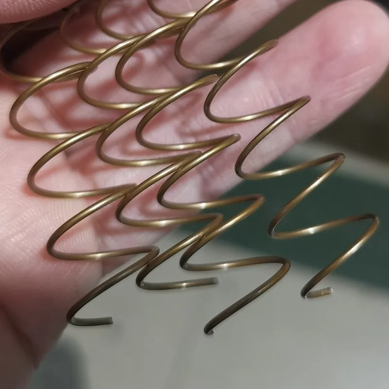 100PCS/LOT ReadStar Customize 30 Rings 9.5mm Pitch 45mm Bronze Color Iron Sprial Ring Loose Leaf Binding Coil