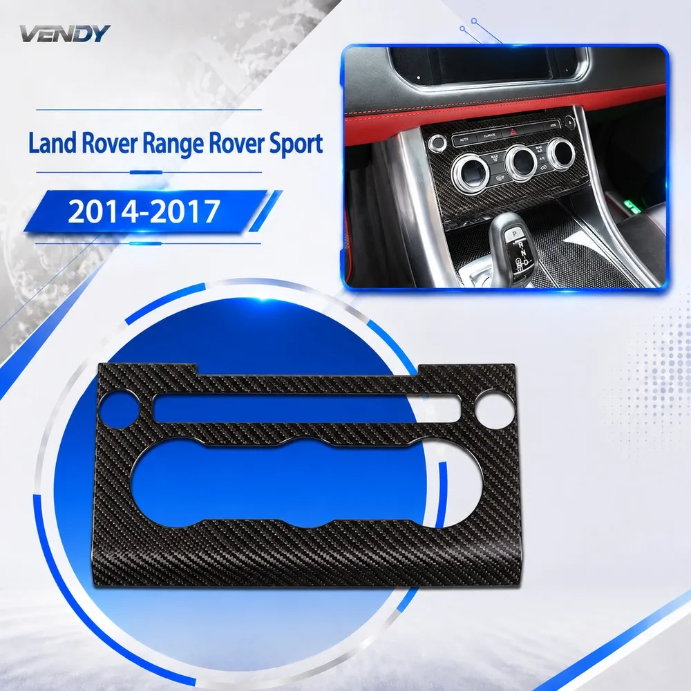 Real Carbon Fiber For Land Rover Range Rover Sport 2014-2017 Center Volume Panel Frame Cover Trim Modified Parts Accessories