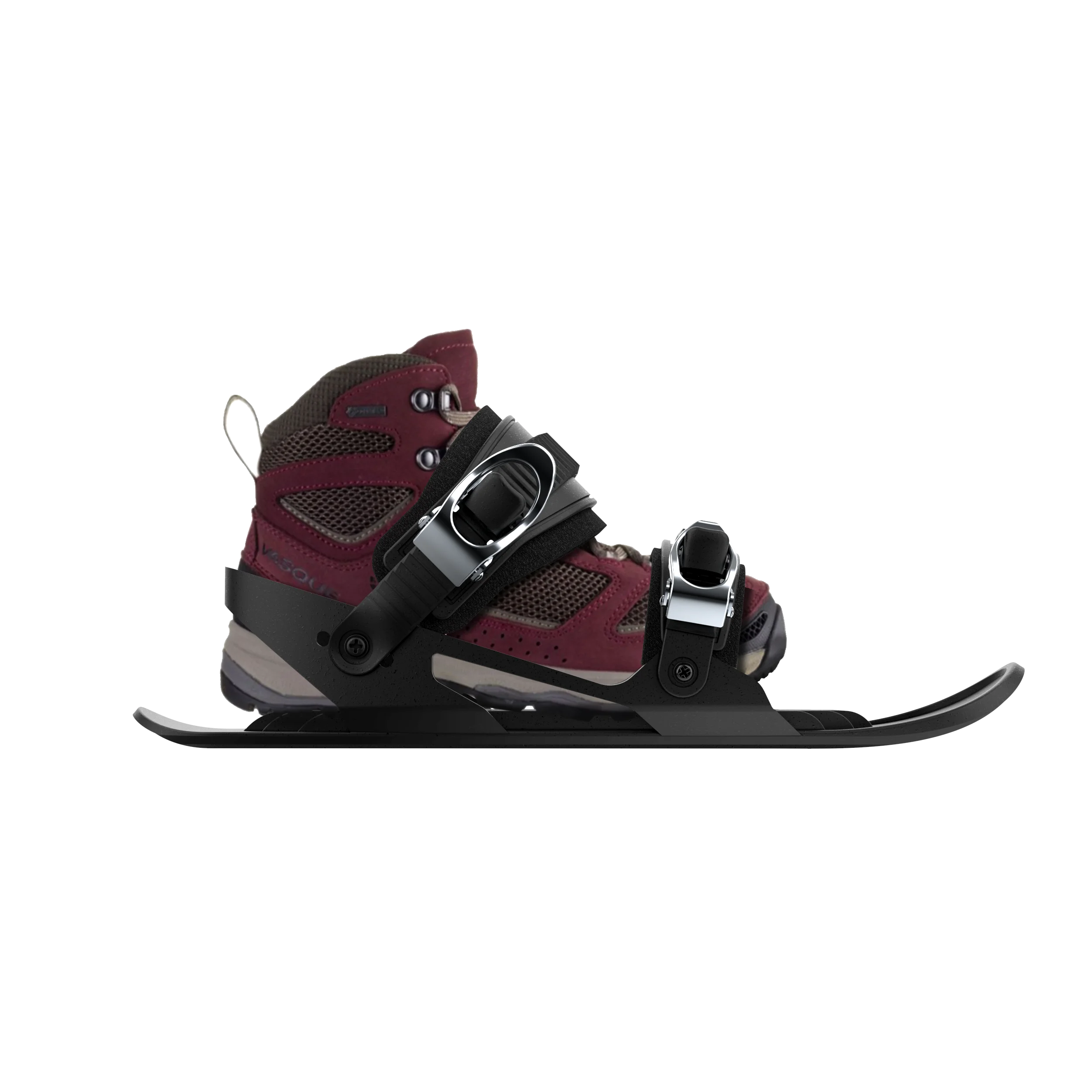 New Mini Ski Skates for Snow The Short Skiboard Snowblades High Quality Adjustable Bindings Portable Skiing Shoes Snow Board