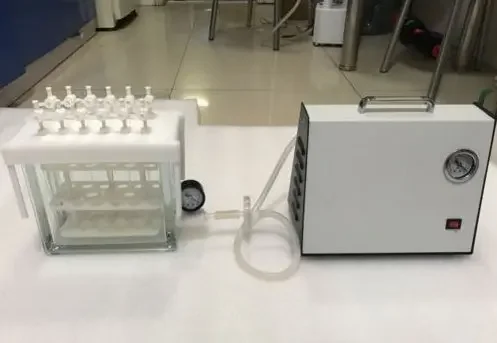 Lab 12 24 Position SPE Vacuum Manifold Solid Phase Extraction Apparatus for Food Pesticide Residue & Protein Analysis