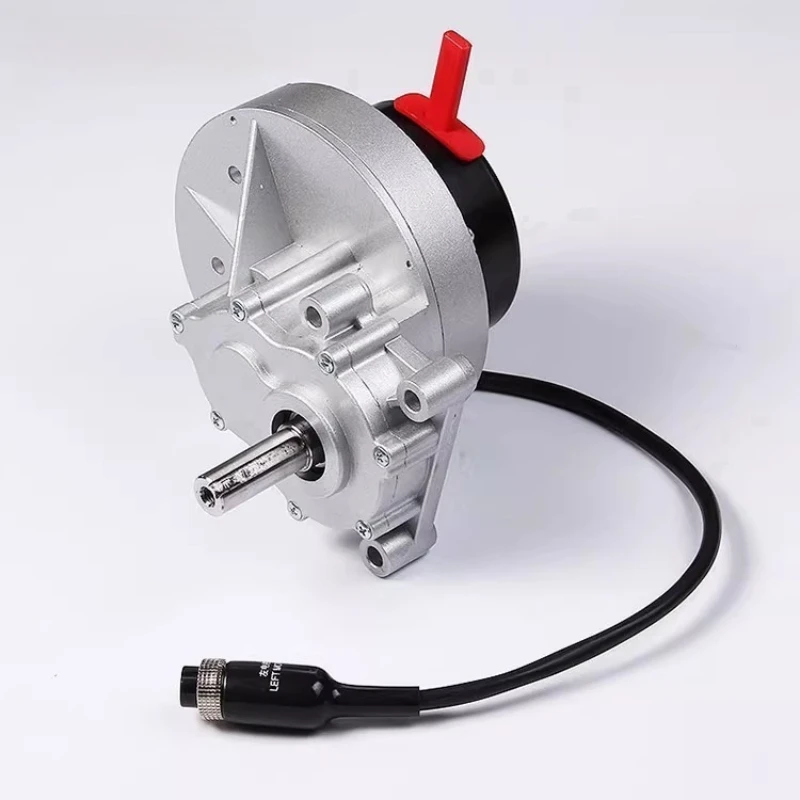 6DY-A8 Silver High Performance Brushed DC Gear Motor for Electric Wheelchair Power Chair Mobility Scooter Replacement Parts