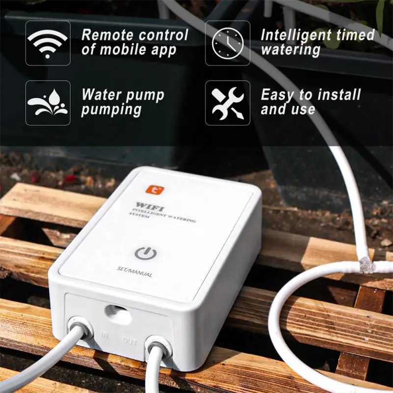 

Wifi Garden Control Watering Device Automatic Water Drip Irrigation Watering System Wifi Garden Control Automatic