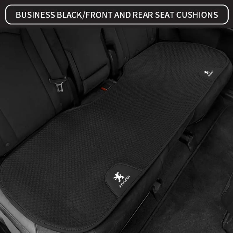 Car Ice Silk Seat Cover Front Rear Seat Cushion Protector Mat For Peugeot 206 307 308 3008 207 208 407 508 2008 5008 107 106 205