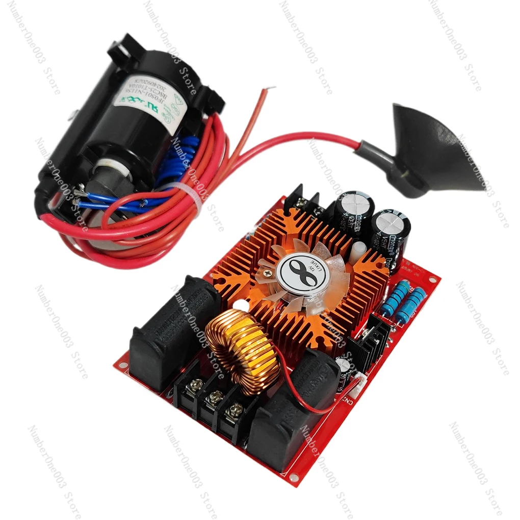 250W 15A DC12-30V ZVS Tesla Driver Ignition Coil SGTC Marx Generator With Fan High Voltage Board