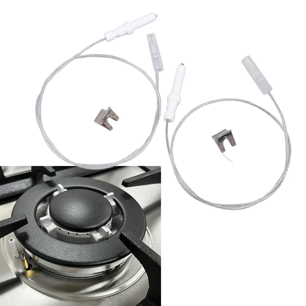 1pc Gas Cooktop Stove Spare Igniter Electrode Spark With Wire Ignition Ceramic Pin Ceramic For Gas Cooker