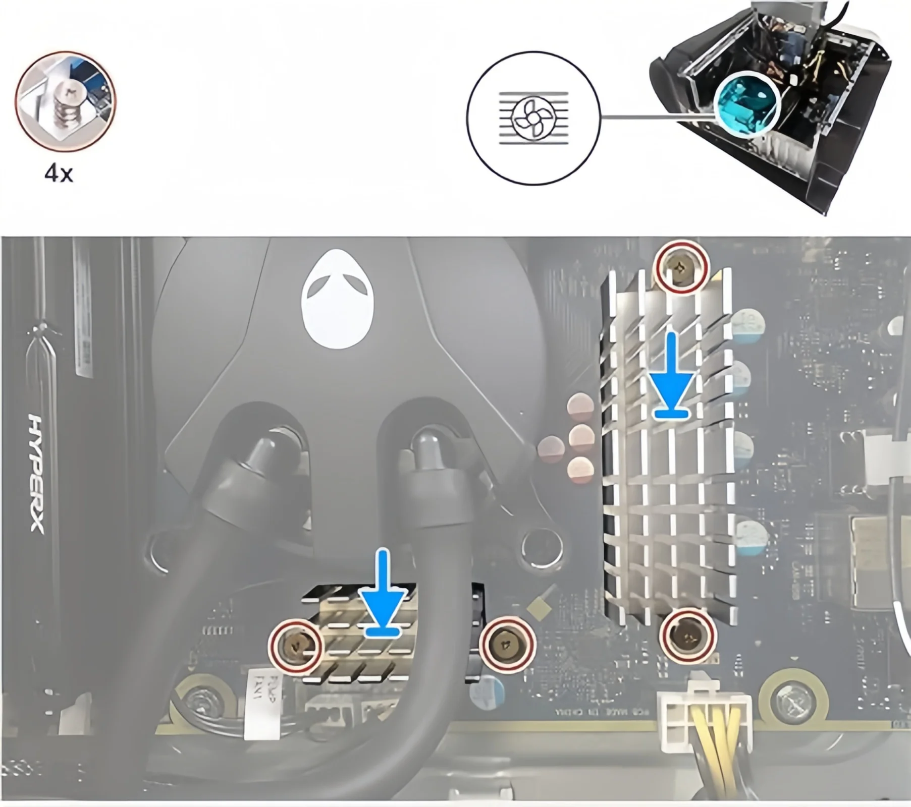 New For Dell Alienware Aurora R10  Small VRM Heatsink Thermal Module 4D5V9 04D5V9 (Requires ONE Large and ONE Small)