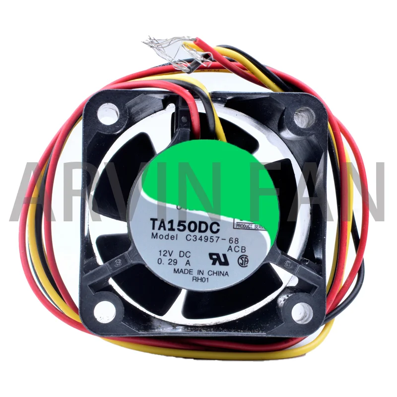 Brand New Original TA150DC C34957-68 4cm 4028 40x40x28mm DC12V 0.29A 3 Line 1U Server Power Cooling Fan