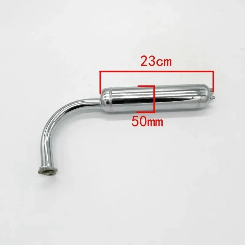 AliExpress Popu For Exhaust Pipe Muffler Chimney Iron Exhaust Mini Motorcycle Bicycle Accessories 2-stroke 50CC-80CC