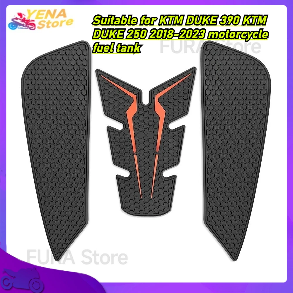 

Suitable for KTM DUKE 390 KTM DUKE 250 2018-2023 motorcycle fuel tank pads fuel tank protection stickers and fuel tank knee pads