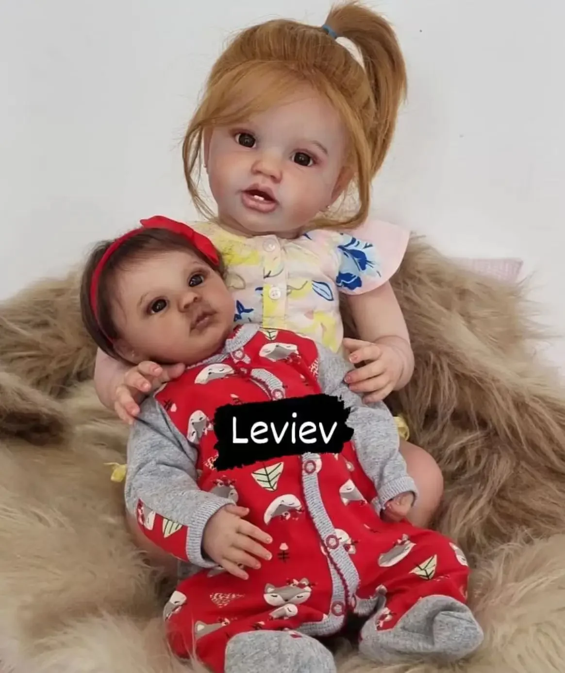 Customized Offering 24inch Reborn Baby Lottie With Hand-Rooted Hair Already Finished Doll Christmas GIft