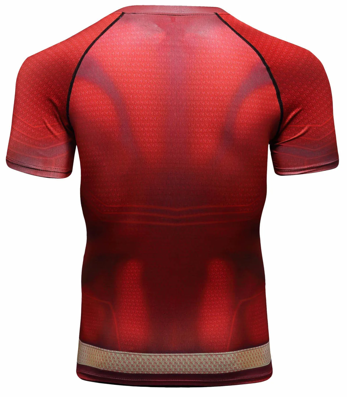 Men's Compression Shirts Short Sleeve Printing Dry Fit T Shirt Fitness Running Athletic Workout Sports Baselayer Tee (1368)