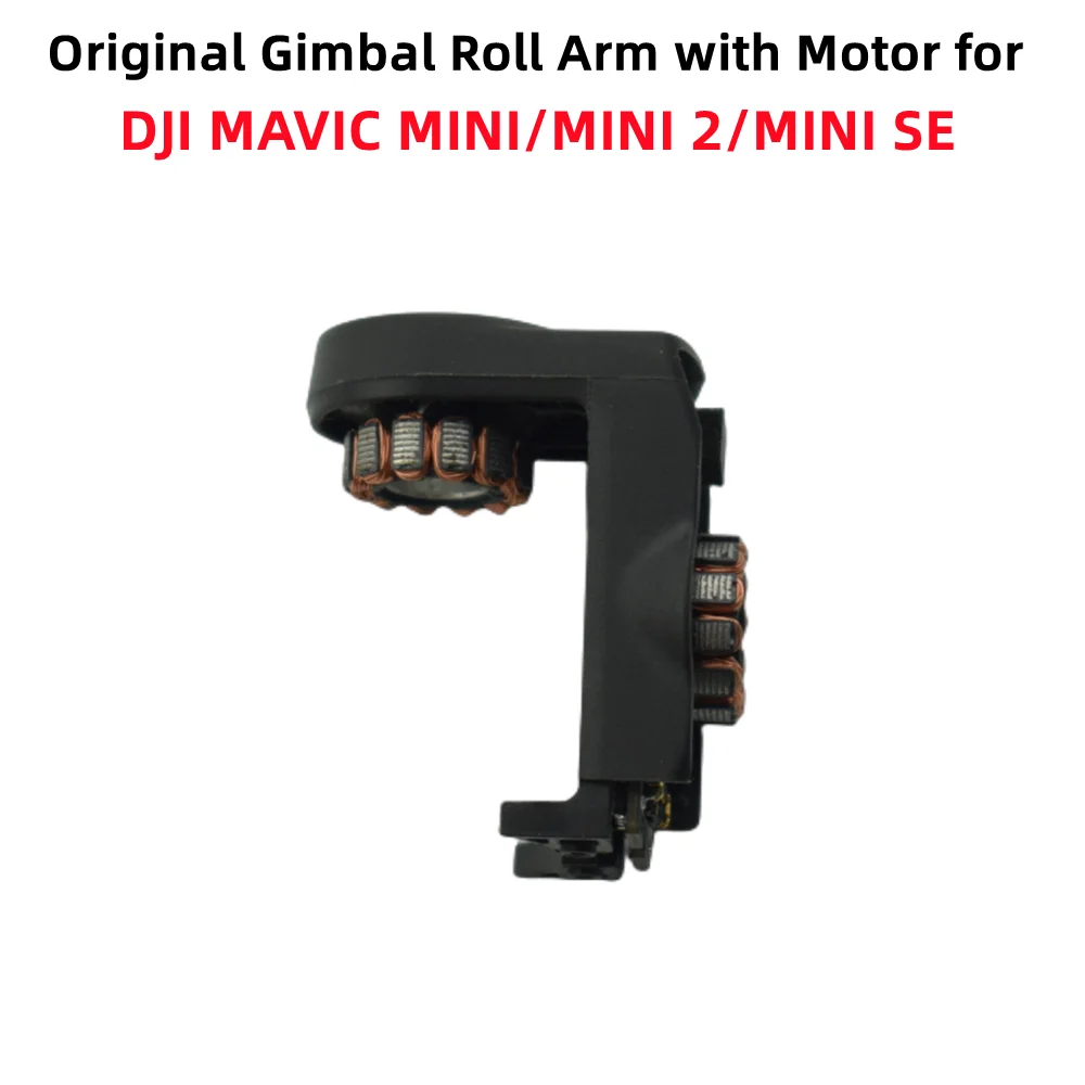 Original Gimbal Roll Arm with Motor for DJI MAVIC Mini 1 / 2 / SE Drone Camera R-Axis Lower Bracket Replacement Repair Parts