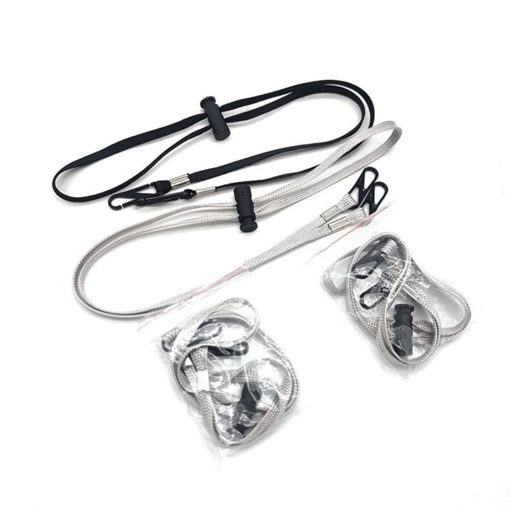 Hook Clips Hat Retainer Quality Removable Elastic Anti-drop Rope Adjustable Anti-lost Windproof Hat Strap Sun Hat