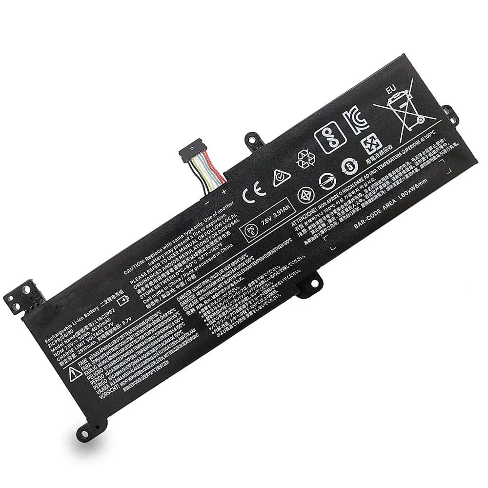 Imagem -02 - Bateria do Portátil para Lenovo Ideapad L16c2pb2 52015ikb 320-14ast L16l2pb3 L16c2pb1 L17l2pf1 L17m2pb7 L16m2pb2 L16l2pb2 L16m2pb1