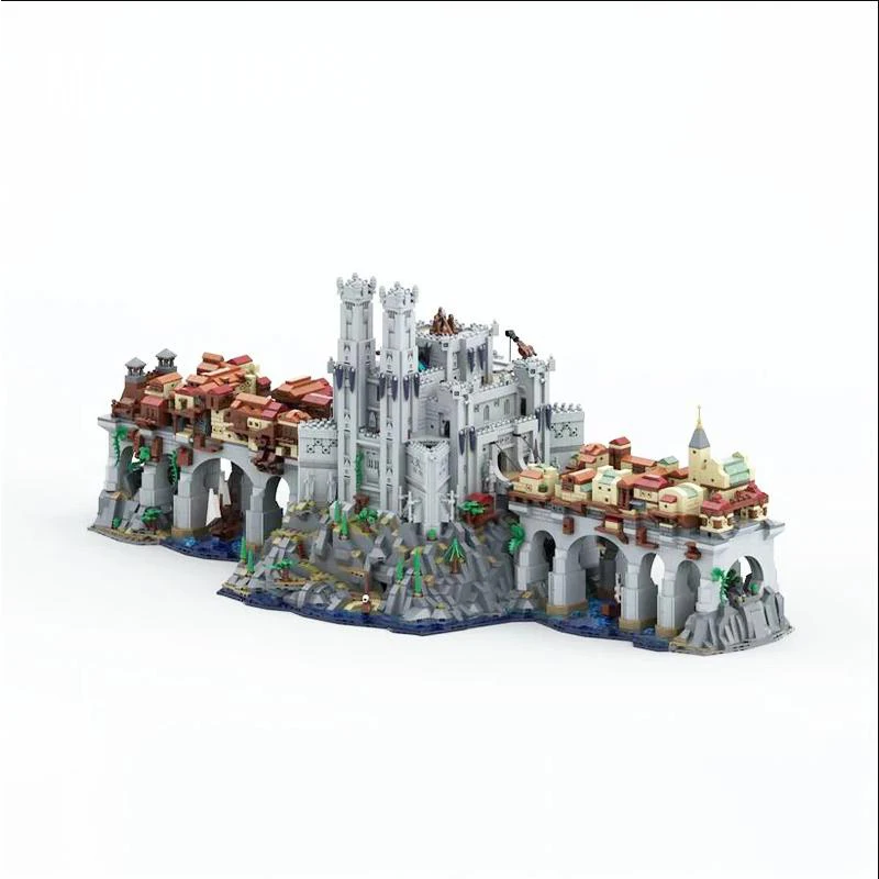 Nuovo MOC-167279 Castle Building autobloccante Building Block Model Building Puzzle compleanno natale Toy Gift Ornaments