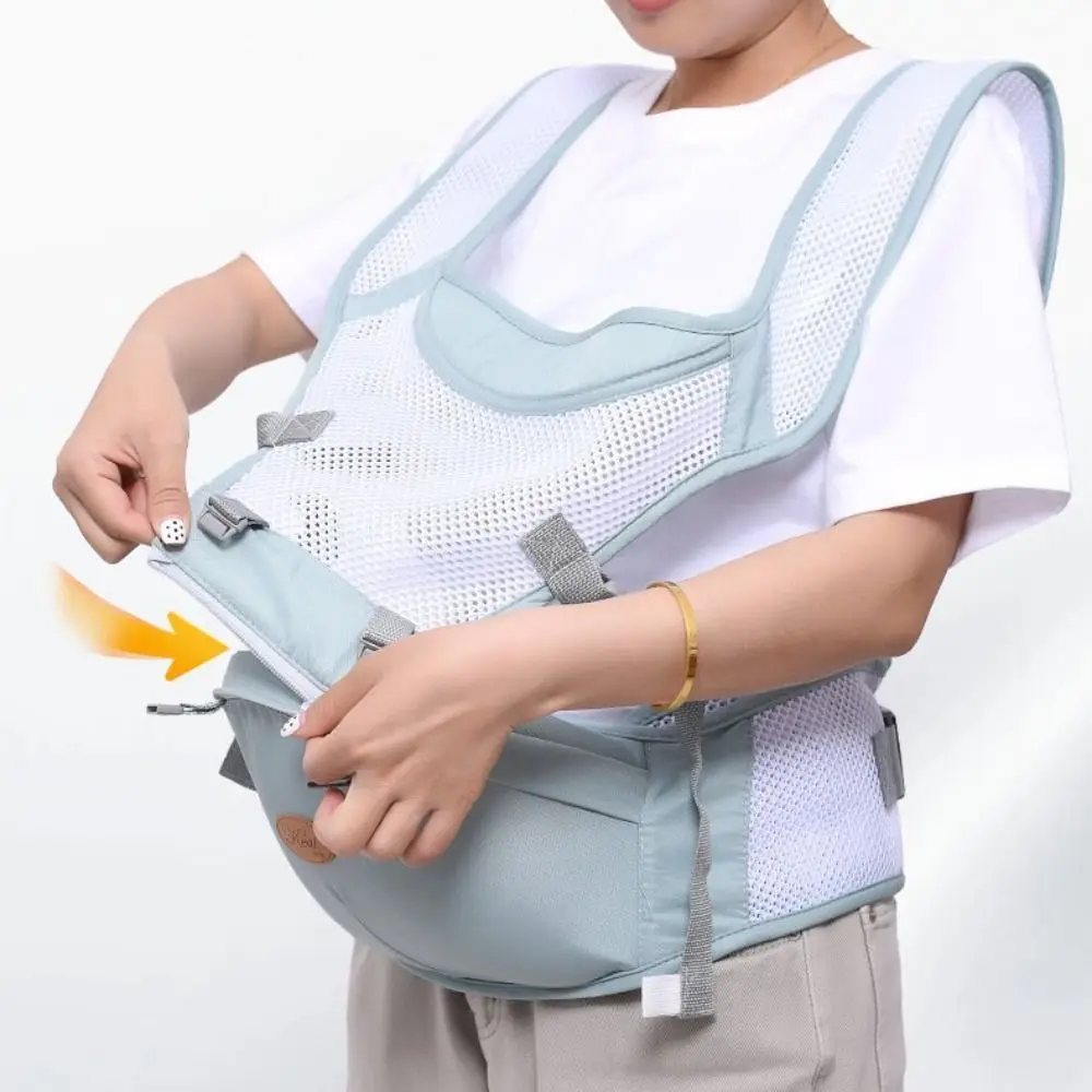 

Newborn Front Holding Baby Carrier Sling Design Soft Material Baby Waist Stool 360 Ergonomic Carrier Breathable