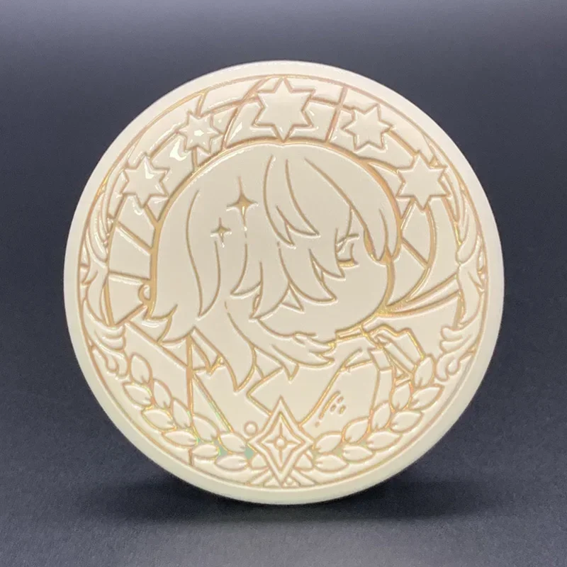 Anime Honkai: Star Rail Aventurine Cosplay Cartoon Relief Badge Laser Ambitus ita-bag Accessories Decor Toys Collection Gift