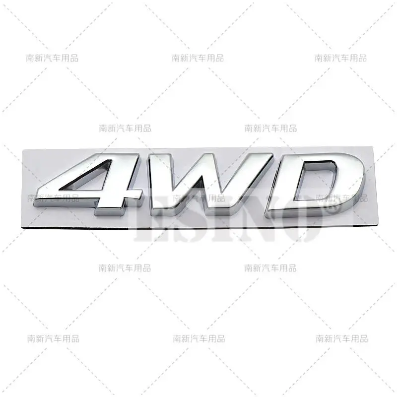 Style de voiture 3D 4WD métal en alliage de Zinc coffre arrière garde-boue adhésif Badge corps hayon emblème d'affichage pour Hyundai Tucson IX45 IX35