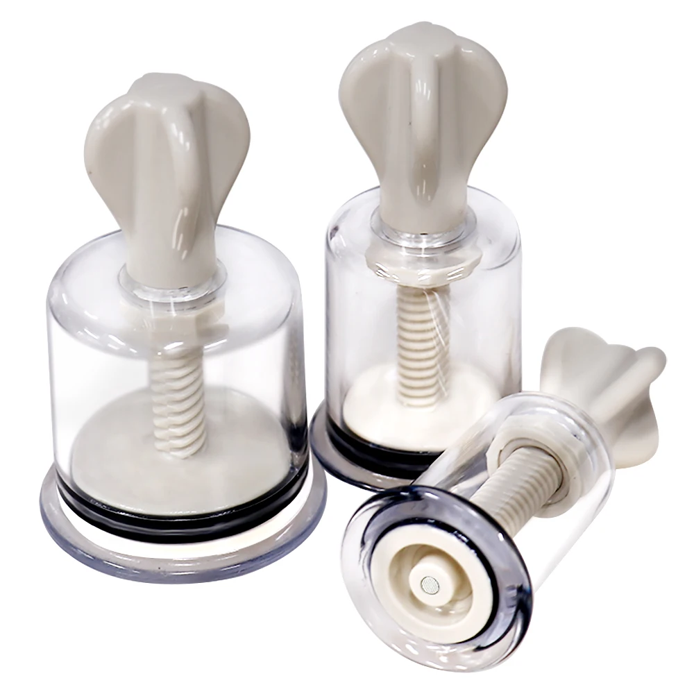 

Cupping Cans Medical Jar Vacuum Body Massager Stimulation Rotating Handle Cupping Nipple Sucker Anti Cellulite Health Care Tools