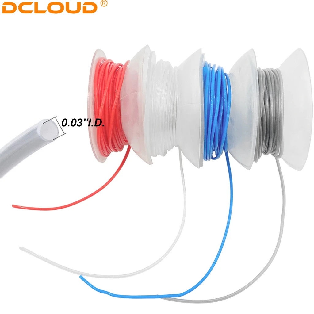 5M/Roll Dental Orthodontic Elastic Archwire Sleeve Tubing Wire Protect Dentistry Plastic Cannula I.D 0.03