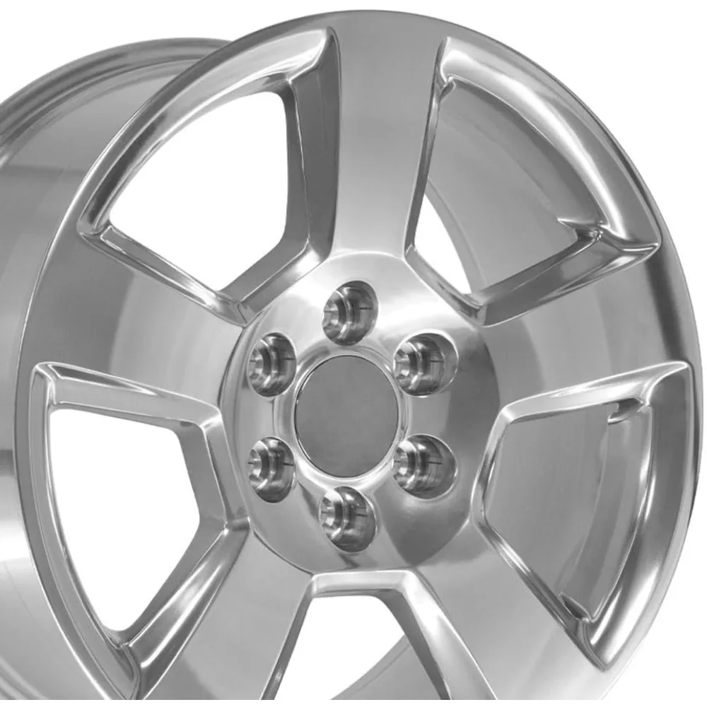 

CV76 20 Inch Rim Fits Tahoe Style 6x139.7 20x9 Polished - Hollander 5652 (1)